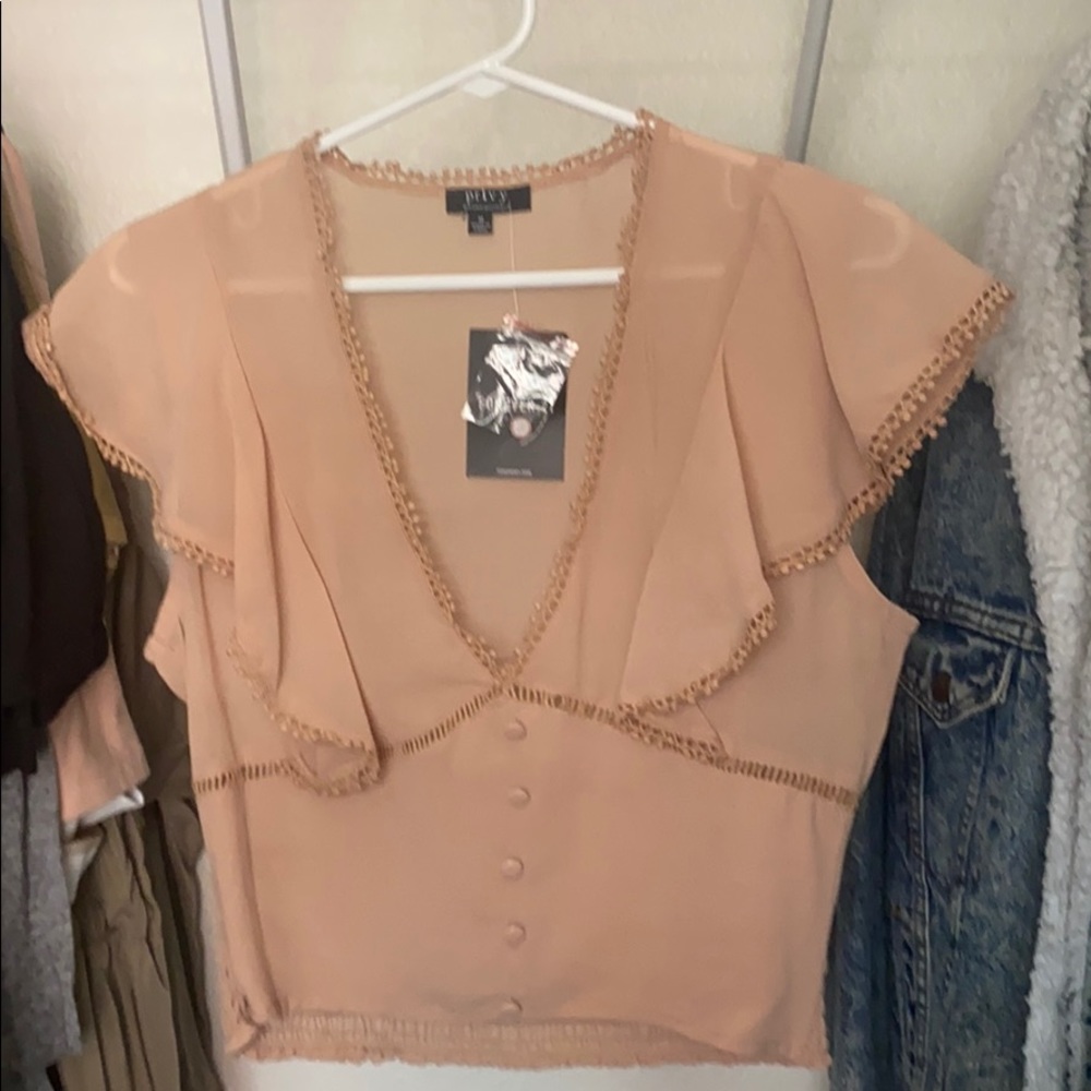 Nude blouse